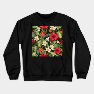 Best Flower Pattern Crewneck Sweatshirt